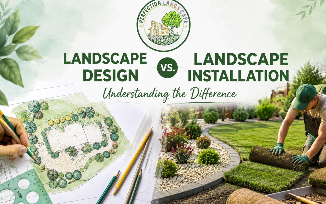 Landscape Design vs. Landscape Installation: Understanding the Difference